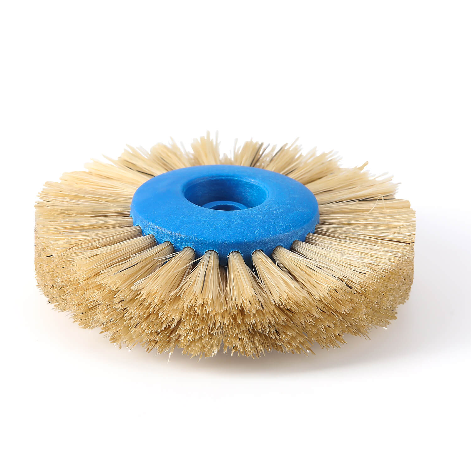 Dental Lab Polishing Brush 4 Rows White Bristle Straight Type - azdentall.com