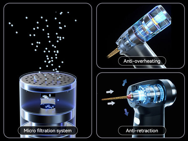 Woodpecker Dental MT3 Electric Motor Brushless with 1:5 Contra Angle & Water Supply System - azdentall.com