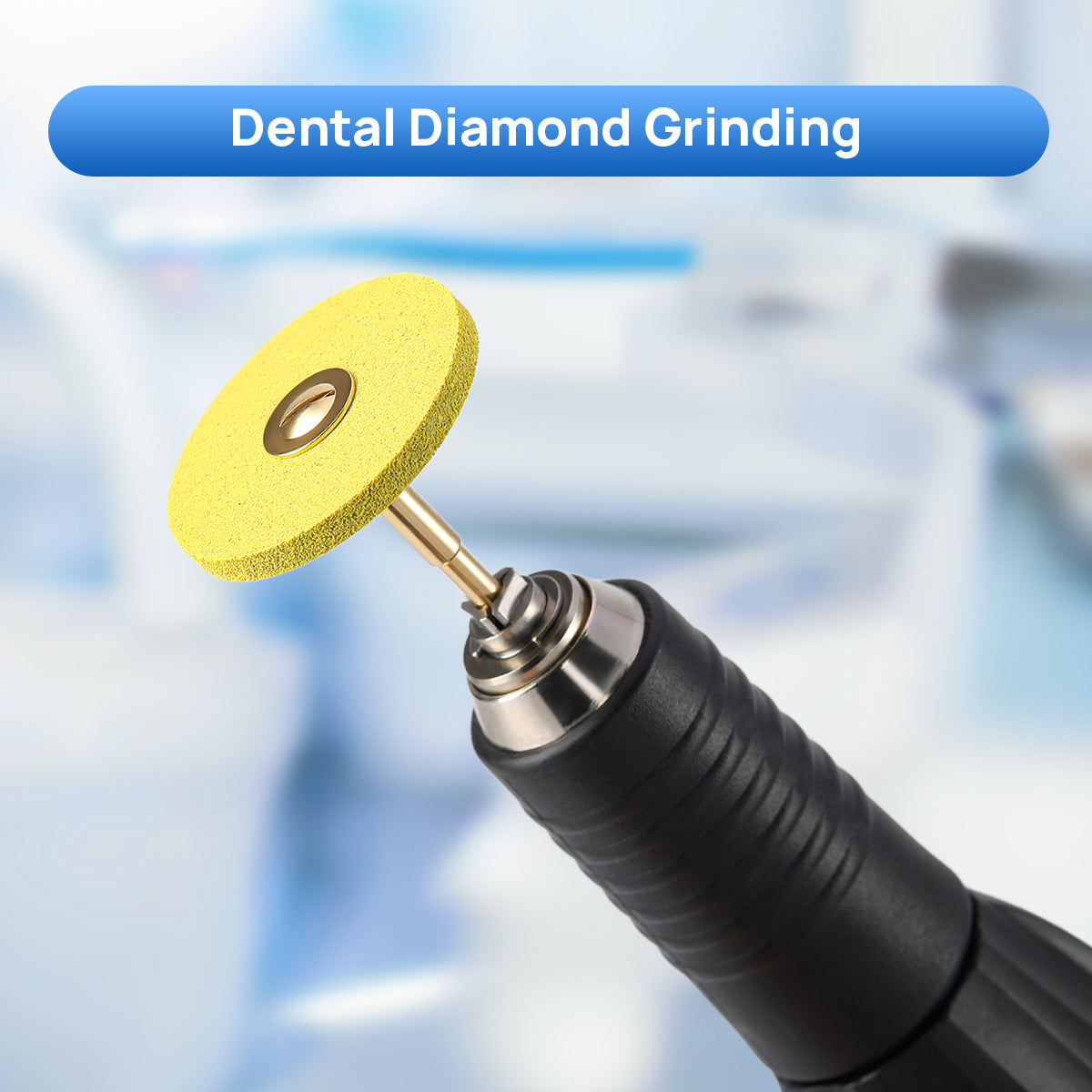 Dental Lab Polishing Diamond Grinding Wheel HP2.35mm Coarse/Medium 1pc/Box - azdentall.com