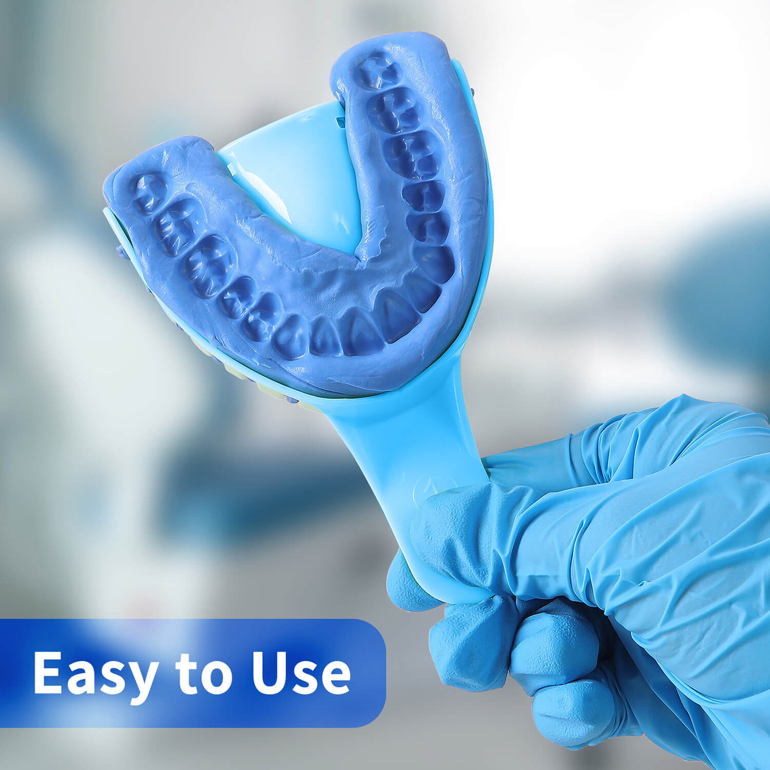 Dental Impression Trays Plastic Perforated Autoclavable 10 Sizes 12pcs/Bag - azdentall.com