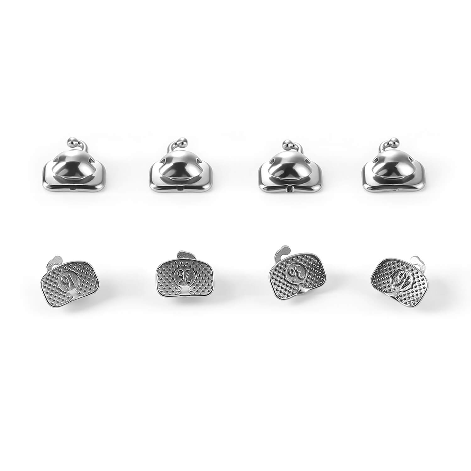 AZDENT Spherical Buccal Tube 1st Molar Bondable Monoblock Non-Convertible Single Roth/MBT 0.022 20Sets/Box - azdentall.com