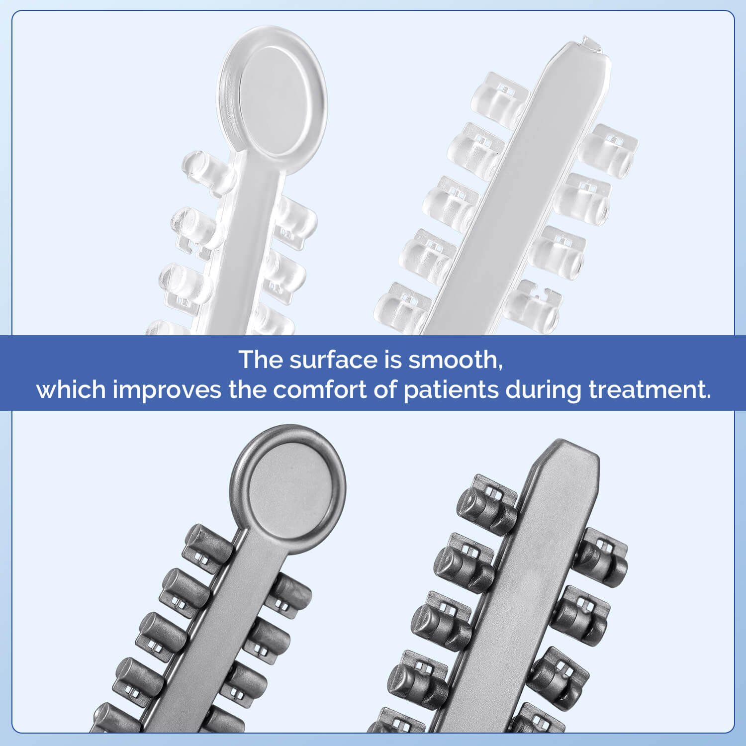 Dental Orthodontic Rotary Wedges Elastic Rotary Pads 200pcs/Pack - azdentall.com