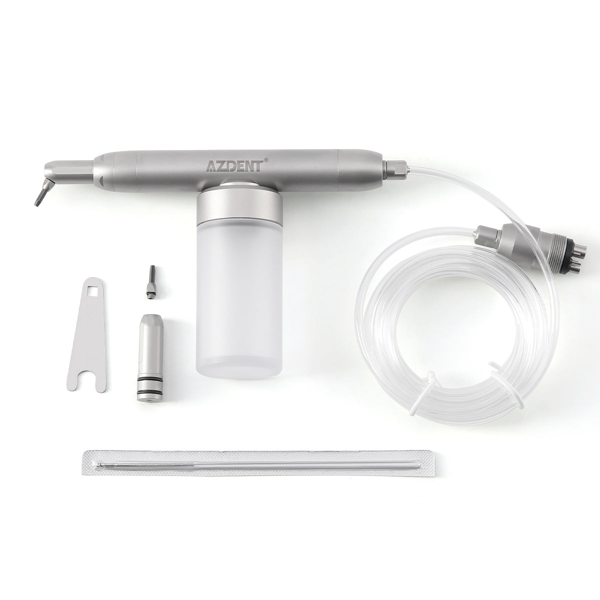 AZDENT Dental Aluminum Oxide Micro Blaster Sandblasting Gun System without Water 2/4Hole - azdentall.com