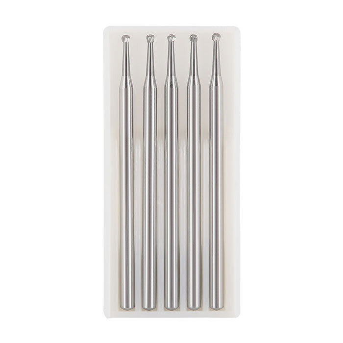 Dental Round Carbide Burs for Slow Speed Straight Nose Cone HP2/3/4/8 5pcs/Box - azdentall.com