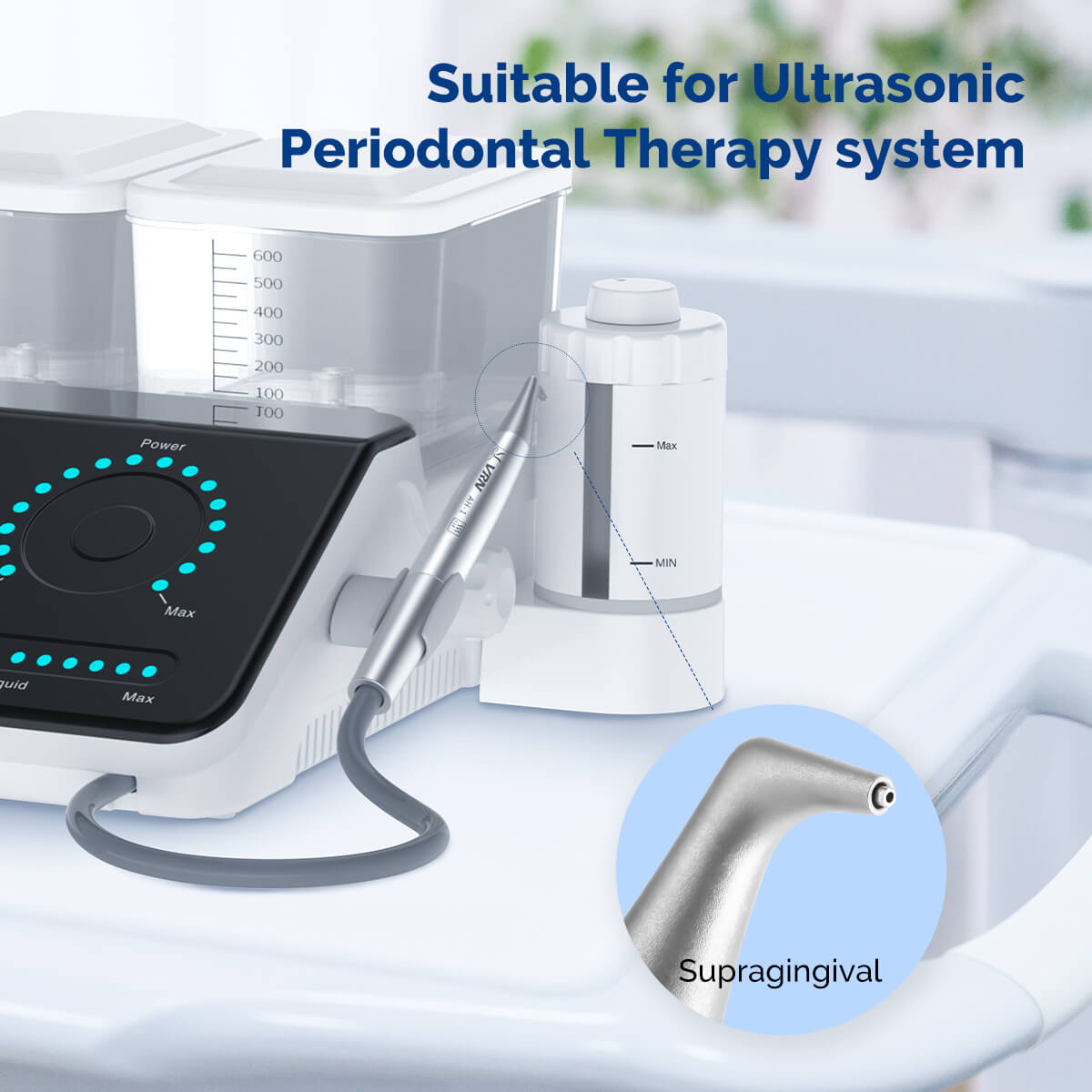 Dental Air Polisher Nozzles Gingival & Subgingival Sandblasting Handle for EMS AIR-FLOW - azdentall.com