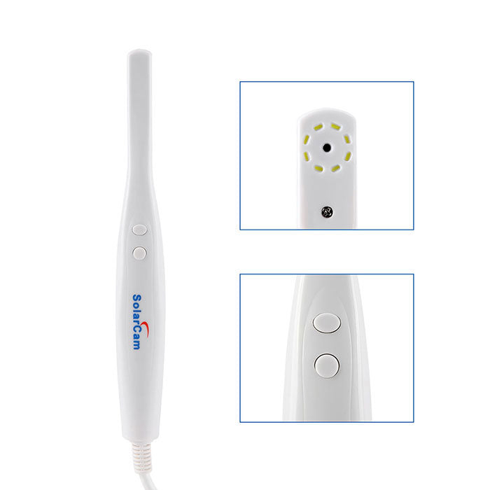 Dental USB Intraoral Camera Oral Endoscope 8 LED Lights VGA Interface 8GB SD Memory Card - azdentall.com
