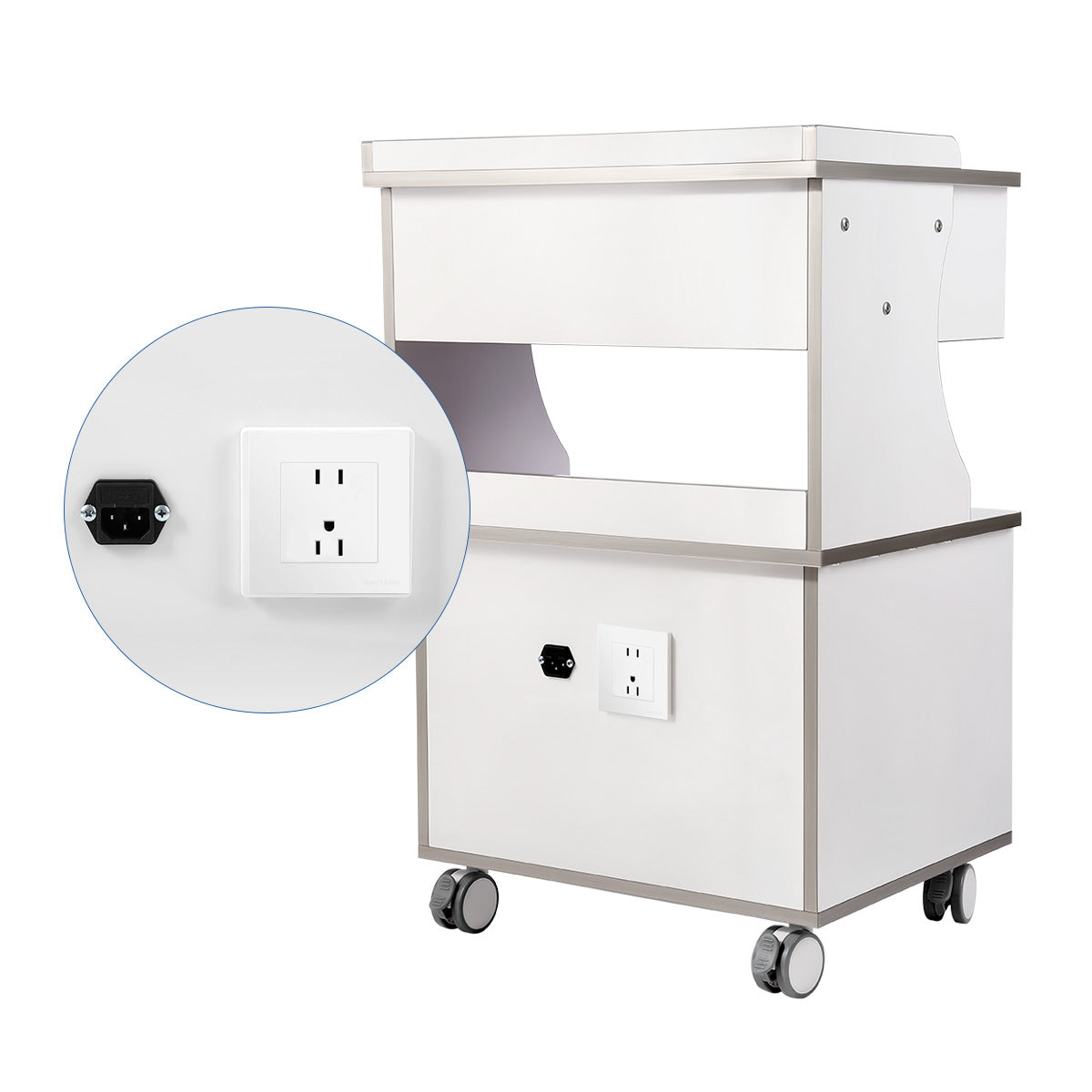Dental G15 Mobile Cabinet Cart with Three Drawers - azdentall.com