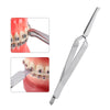 Dental Bracket Holder Tweezers Orthodontic Reverse Action Serrated Instruments 14cm - azdentall.com