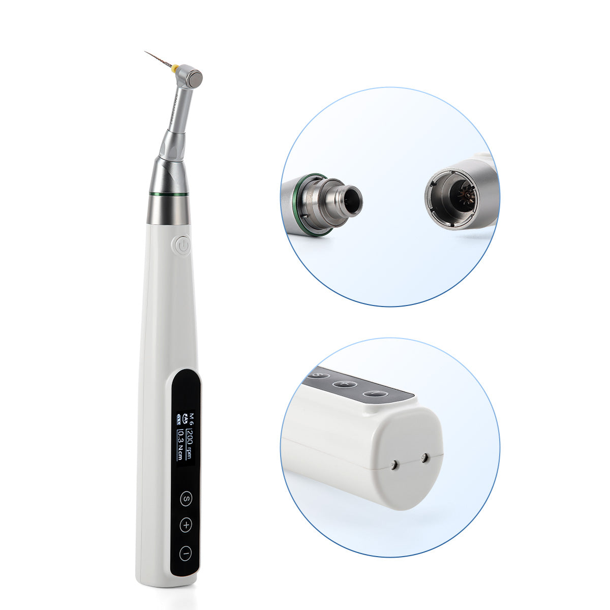 AZDENT Dental Wireless Endodontic Motor Root Canal Treatment With 16:1 Electric Contra Angle 9 Programs - azdentall.com