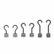 AZDENT Orthodontic Sliding Crimpable Hooks Long Right+Left Curved 50Pcs/Box - azdentall.com