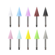 Dental Silicone Rubber Tapered Polishing Prophy Soft/Hard Cup Umbrella Shape 10pcs/Bag - azdentall.com