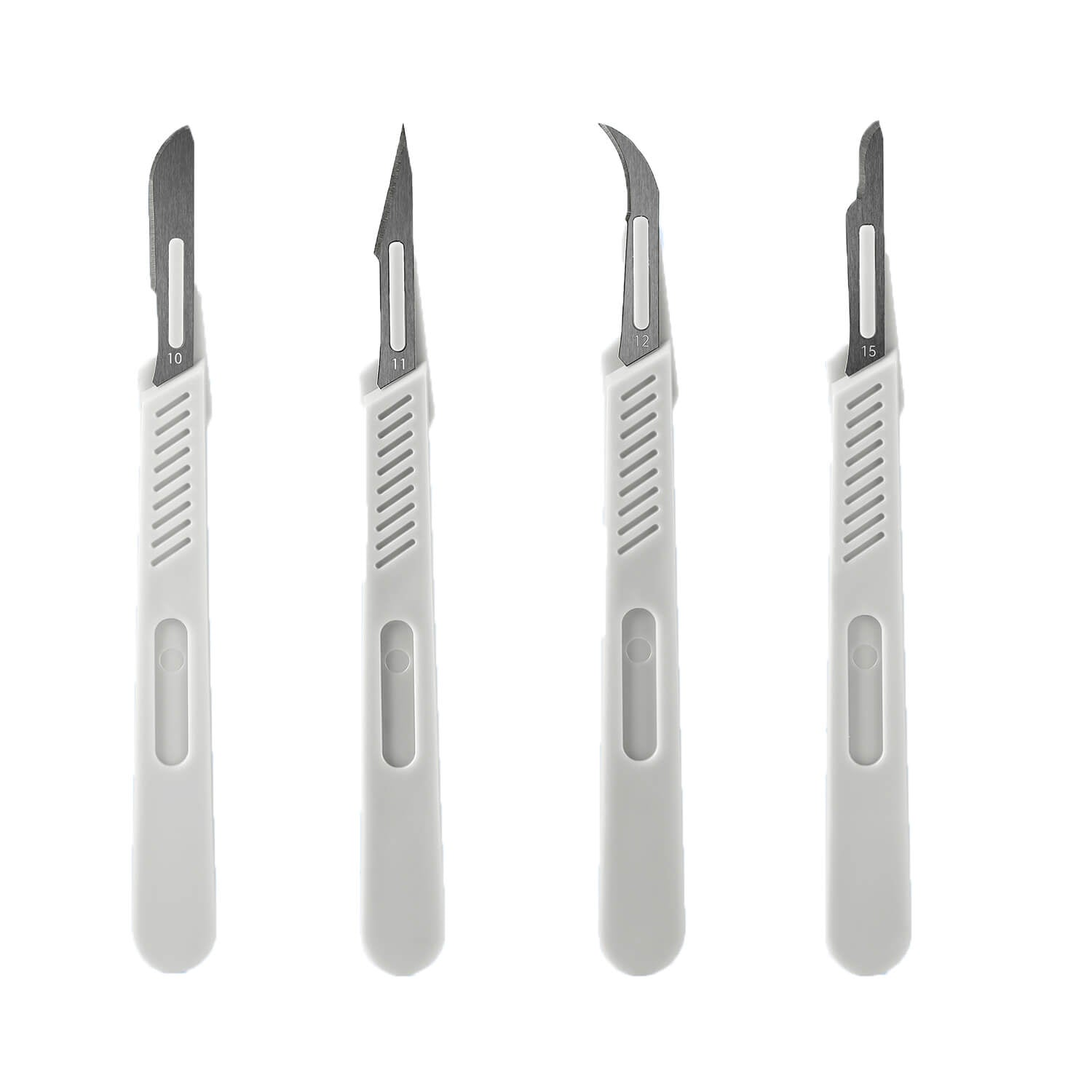 Dental Surgical Sterile Scalpel Blades Carbon with Plastic Handle 10# 11# 12# 15# 10Pcs/Box - azdentall.com