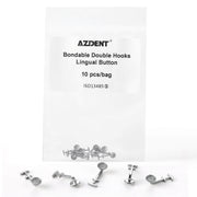 AZDENT Orthodontic Multi Hook Lingual Buttons Bondable Monoblock Round Base 10pcs/Bag - azdentall.com