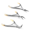 Dental Residual Root Tweezers Tooth Extraction Straight/Curved 45°/90° - azdentall.com