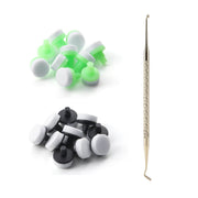 Dental Resin Filling Molding Tools Composite Light Cure Holder Quick Foam Pad