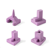 Dental Lab Ceramic Firing Pink Pegs for Porcelain Single Crowns Oven Tray - azdentall.com