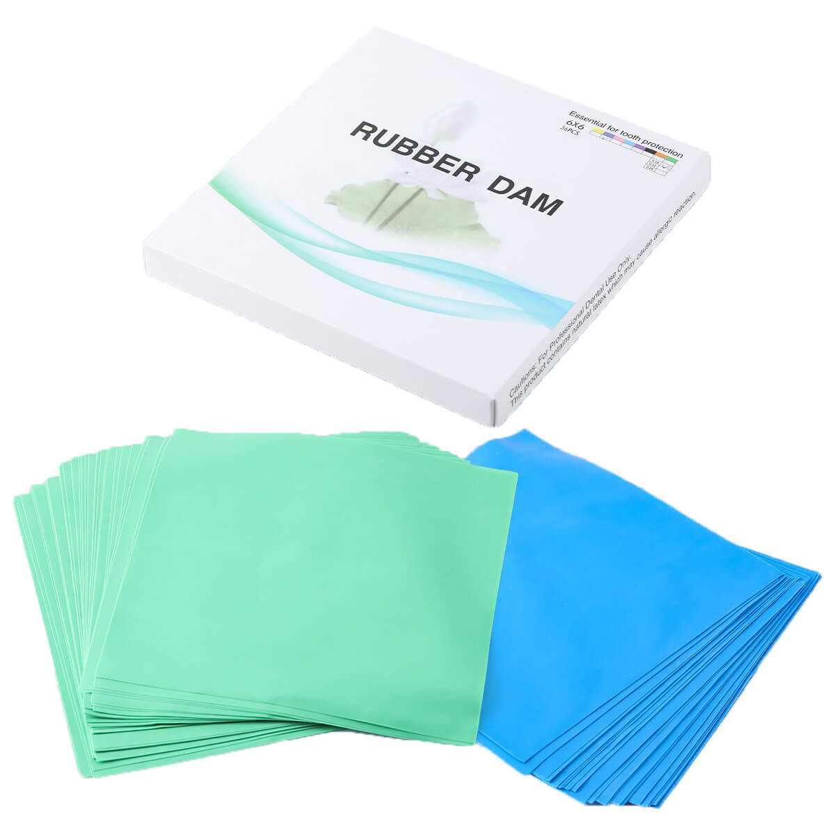 Dental Rubber Dams Natural Latex 6