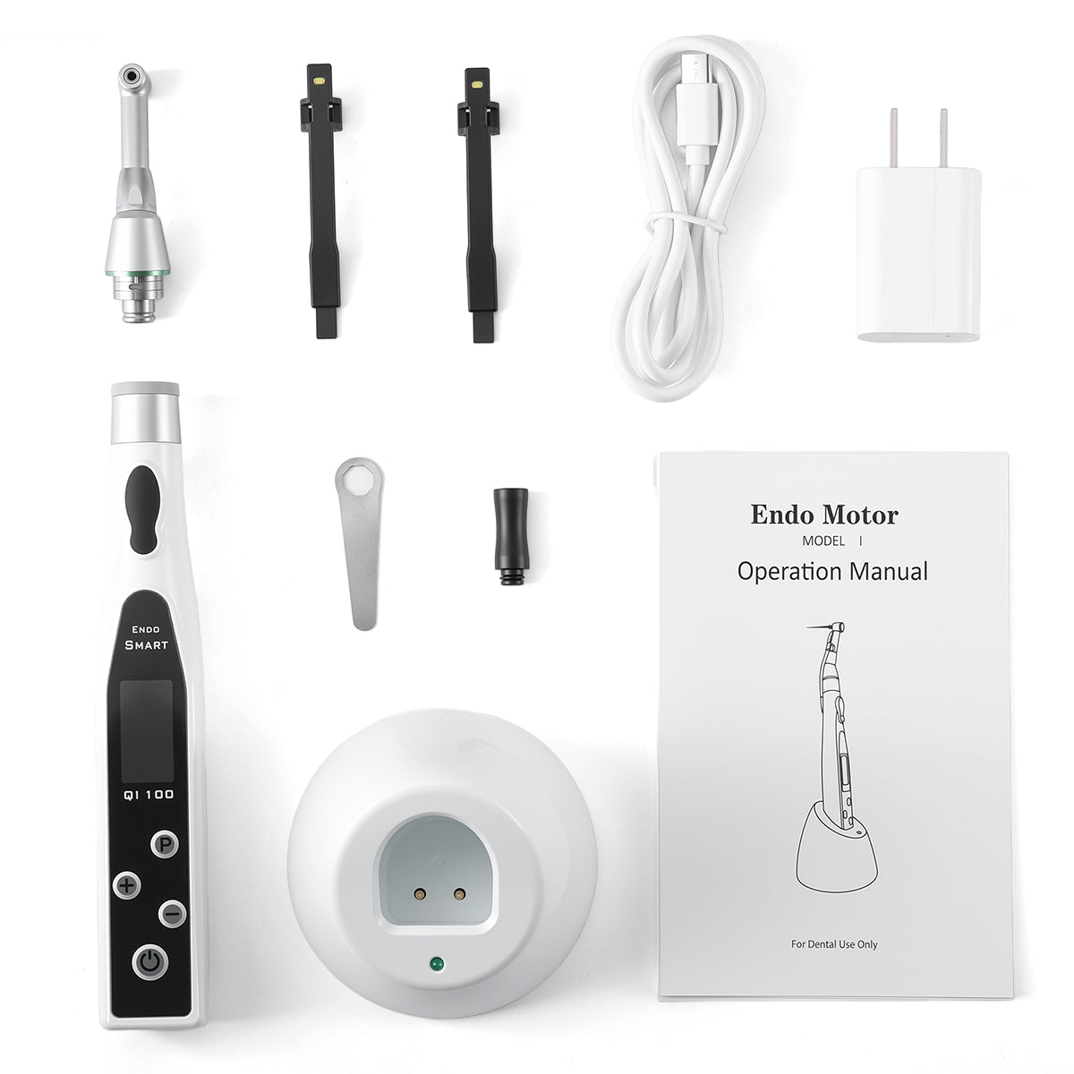 Dental LED Wireless Endodontic Motor Treament With 16:1 Contra Angle 9 Modes