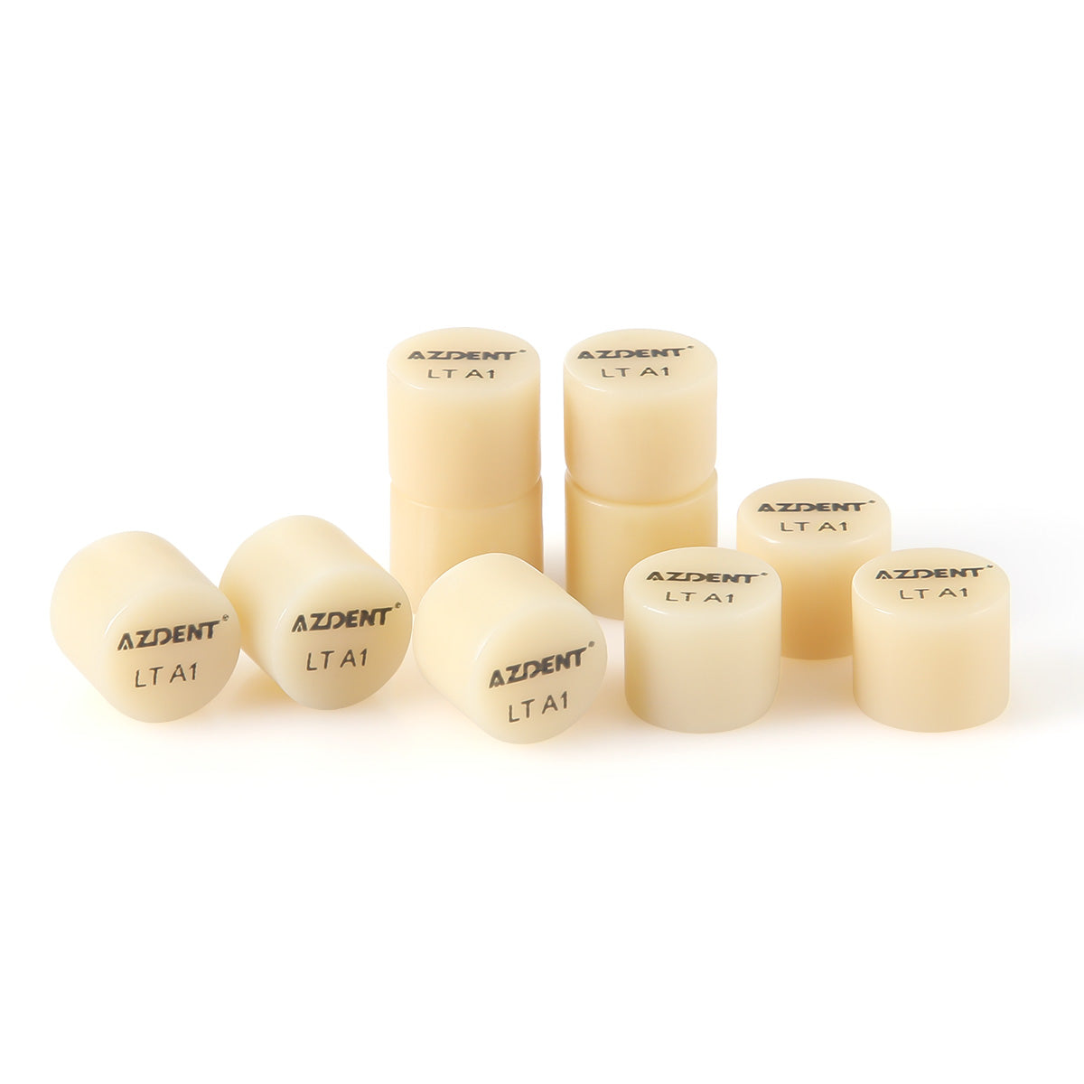 AZDENT Dental Ceramic Glass Block Lithium Disilicate Press Ingots HT/LT for Veneer Anterior Crown Inlaid Lab Material 10pcs/Box - azdentall.com