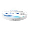 AZDENT Dental D4-Pro-ML Multilayer Zirconia Block VITA 16 Shade&Ivoclar 4 Bleach Shade BL1 98*12mm - azdentall.com