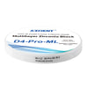 AZDENT Dental D4-Pro-ML Multilayer Zirconia Block VITA 16 Shade&Ivoclar 4 Bleach Shade BL2 98*12mm - azdentall.com