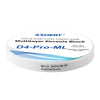 AZDENT Dental D4-Pro-ML Multilayer Zirconia Block VITA 16 Shade&Ivoclar 4 Bleach Shade D2 98*12mm - azdentall.com