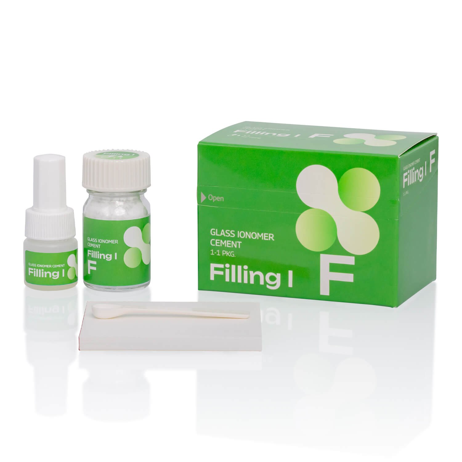 Dental Glass Ionomer Cement Permanent Adhesion For Teeth Crowns Bridge Powder And Liquid - azdentall.com