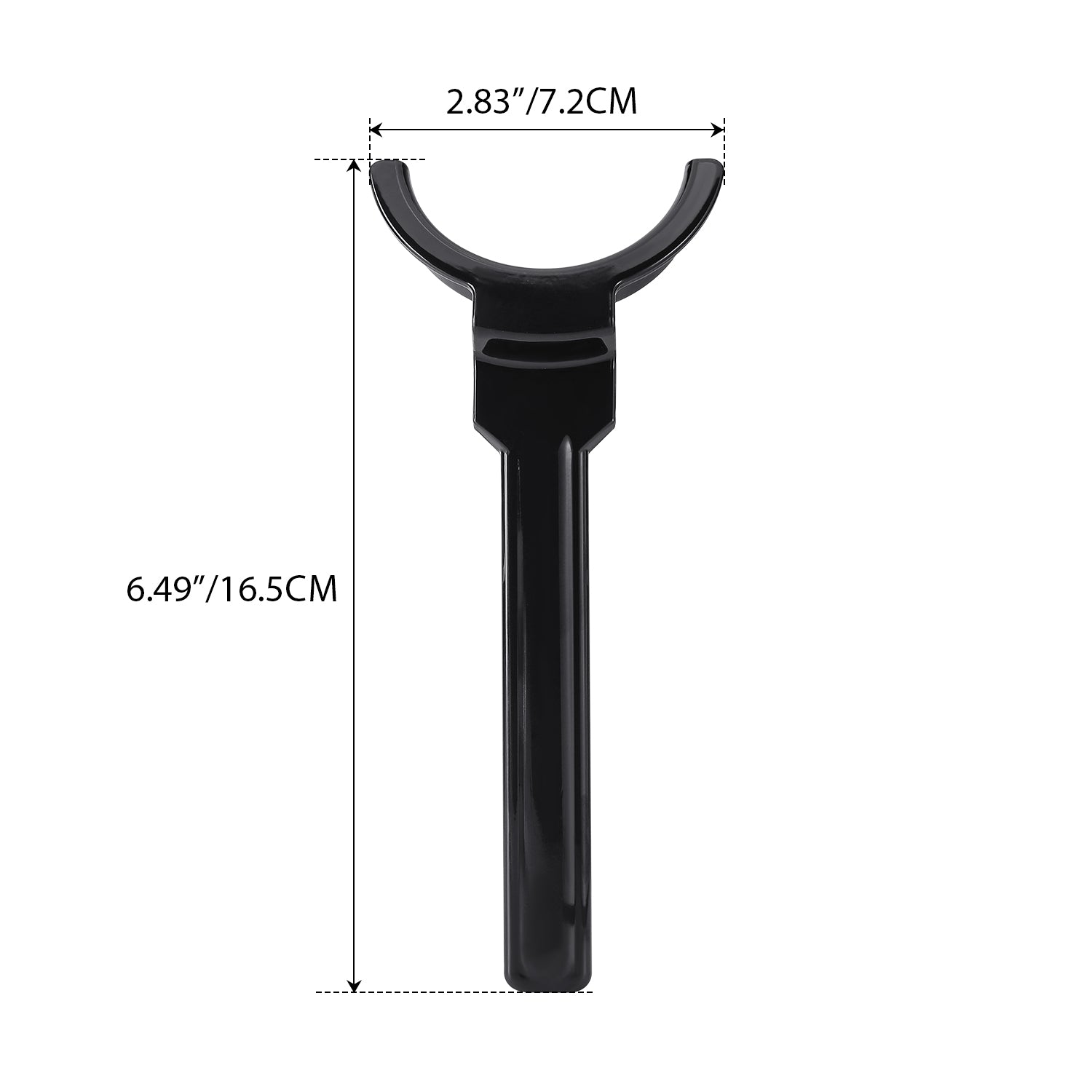Dental Y Shape Cheek Retractors Mouth Opener Large/Small Black/Transparent - azdentall.com