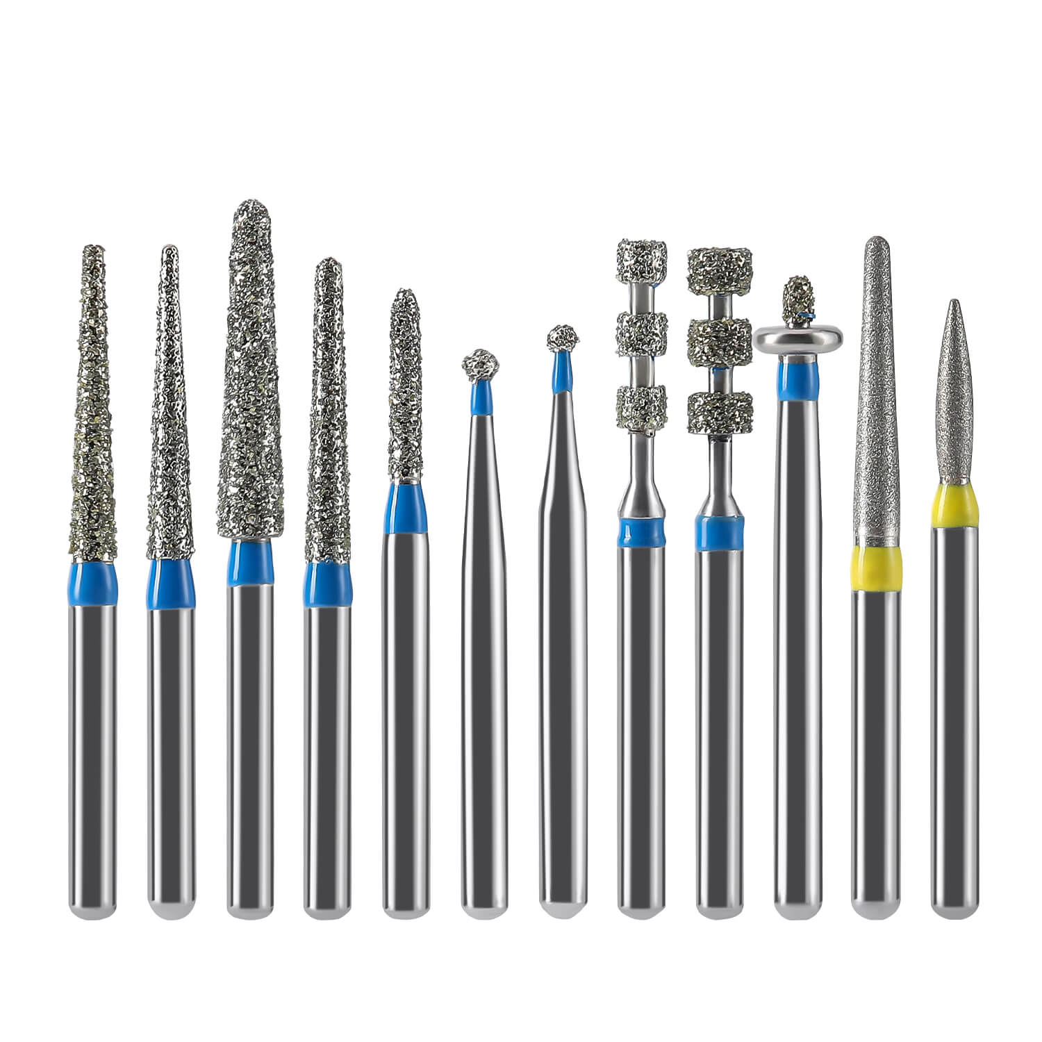 Dental Diamond Bur Anterior Veneer Kit FG 1.6mm 12pcs/Kit - azdentall.com