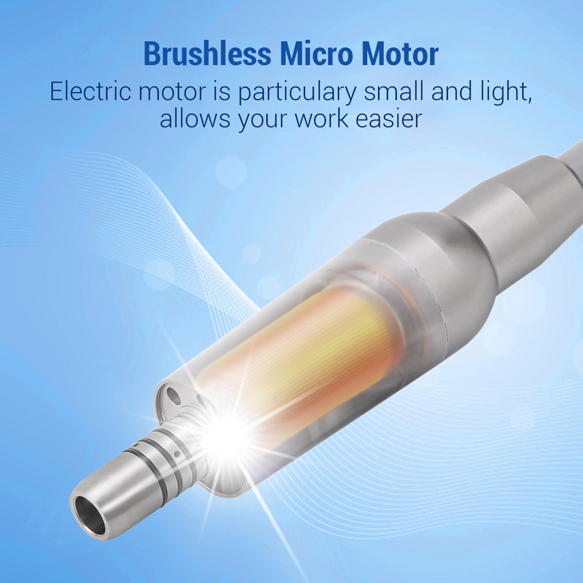 Dental LED Brushless Electric Micro Motor Internal Spray 1:1/1:5/16:1 4/2 Hole - azdentall.com