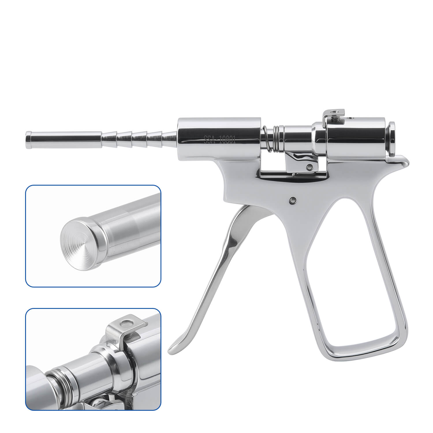 Dental Intraligamental Gun Syringe Anesthesia Injector Stainless Steel - azdentall.com