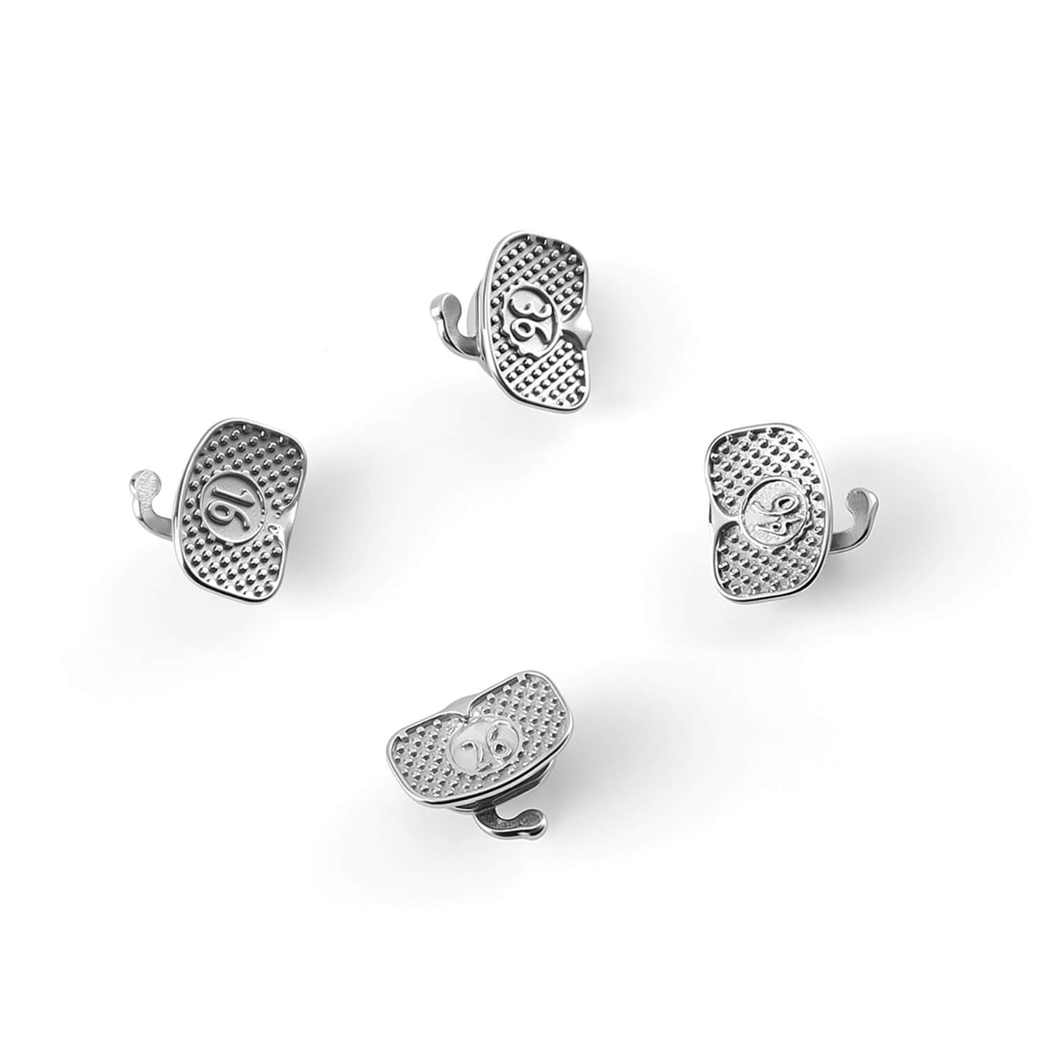 AZDENT Spherical Buccal Tube 1st Molar Bondable Monoblock Non-Convertible Single Roth/MBT 0.022 20Sets/Box - azdentall.com