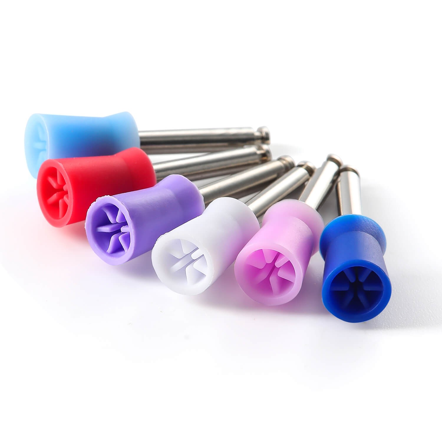AZDENT Dental Rubber Polishing Prophy Cup Hard Brushes RA2.35mm 100pcs/Box - azdentall.com