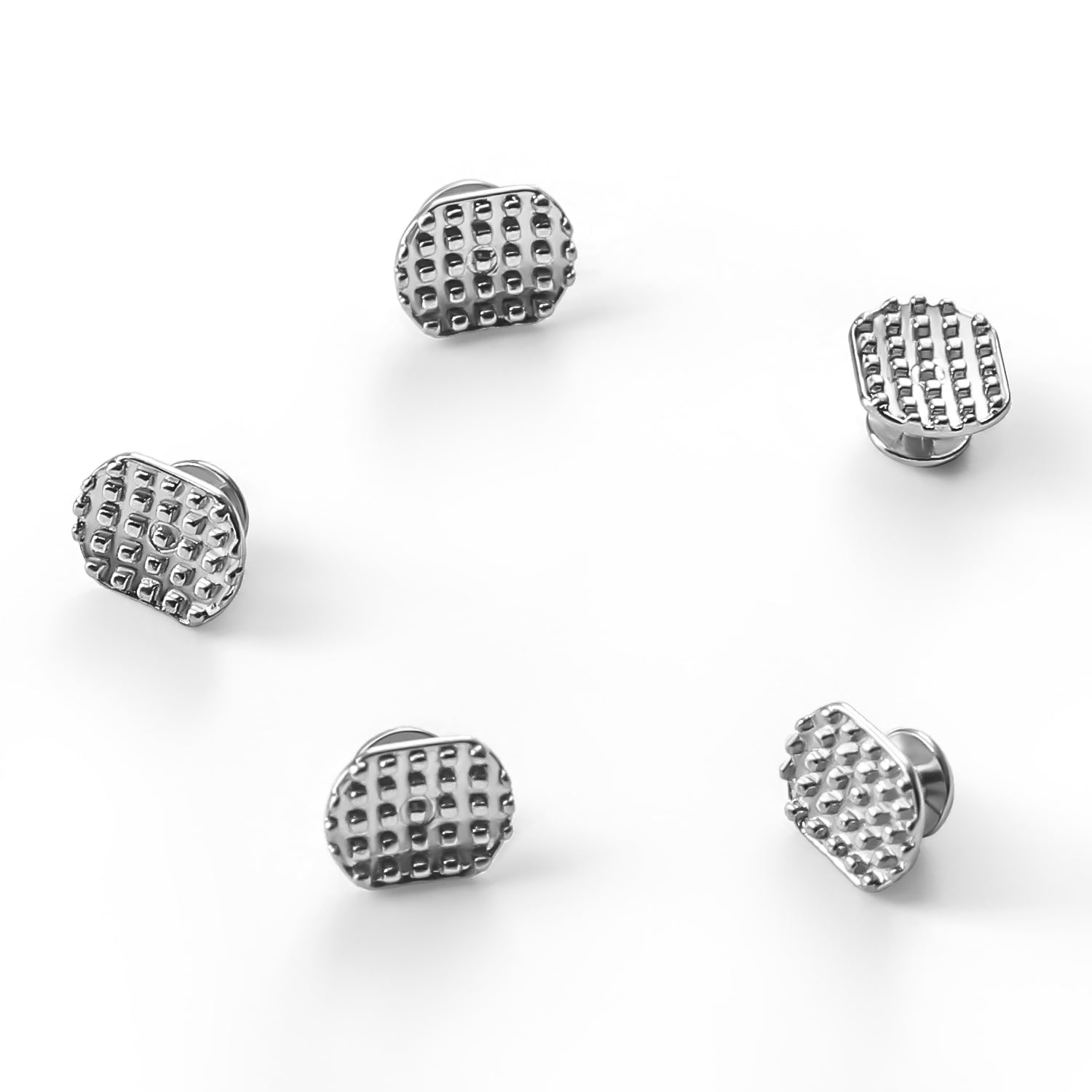 AZDENT Orthodontic Metal Lingual Button Monoblock Bondable Rectangular 50pcs/Box - azdentall.com