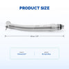 COXO Standard Head High Speed Air Turbine Handpiece with 4 Holes Coupler CX207-W H17-SPQ4 - azdentall.com