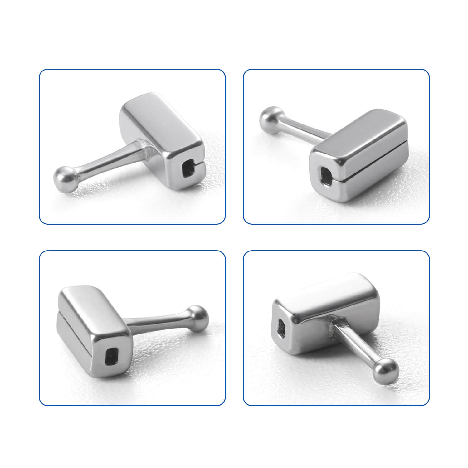 Dental Orthodontic Arch Hook Curve/Straight Slide-on 17*25 Universal 10pcs/Bag  - azdentall.com