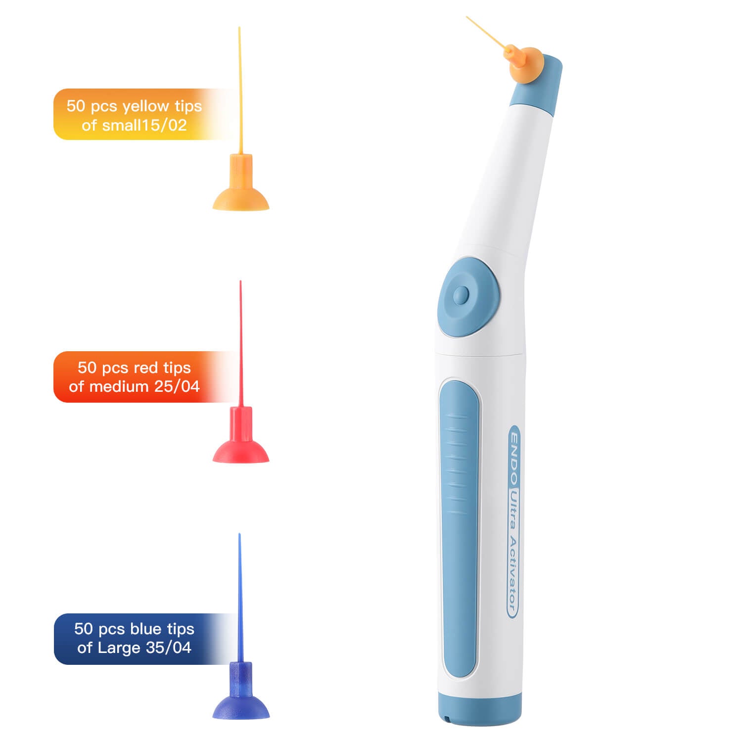 Dental Endo LED Light Ultrasonic Activator Irrigator with 150pcs Irrigator Tips - azdentall.com