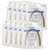 AZDENT Dental Orthodontic Archwires Niti Super Elastic Ovoid Rectangular Full Size 10pcs/Pack - azdentall.com