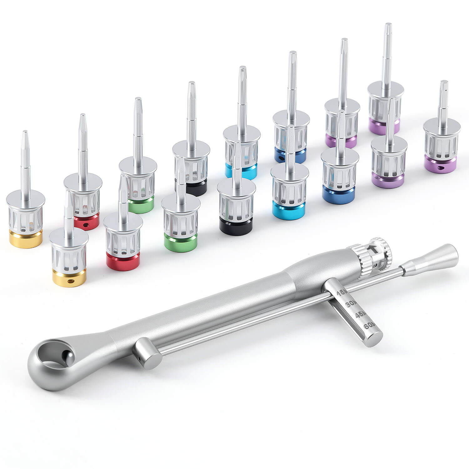 Dental Universal Implant Driver Kit / Drivers / Torque Wrench - azdentall.com
