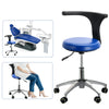 Dental Unit Chair J2688-A1 DC Motor Computer Controlled Hard Leather with Stool Sapphire Blue - azdentall.com