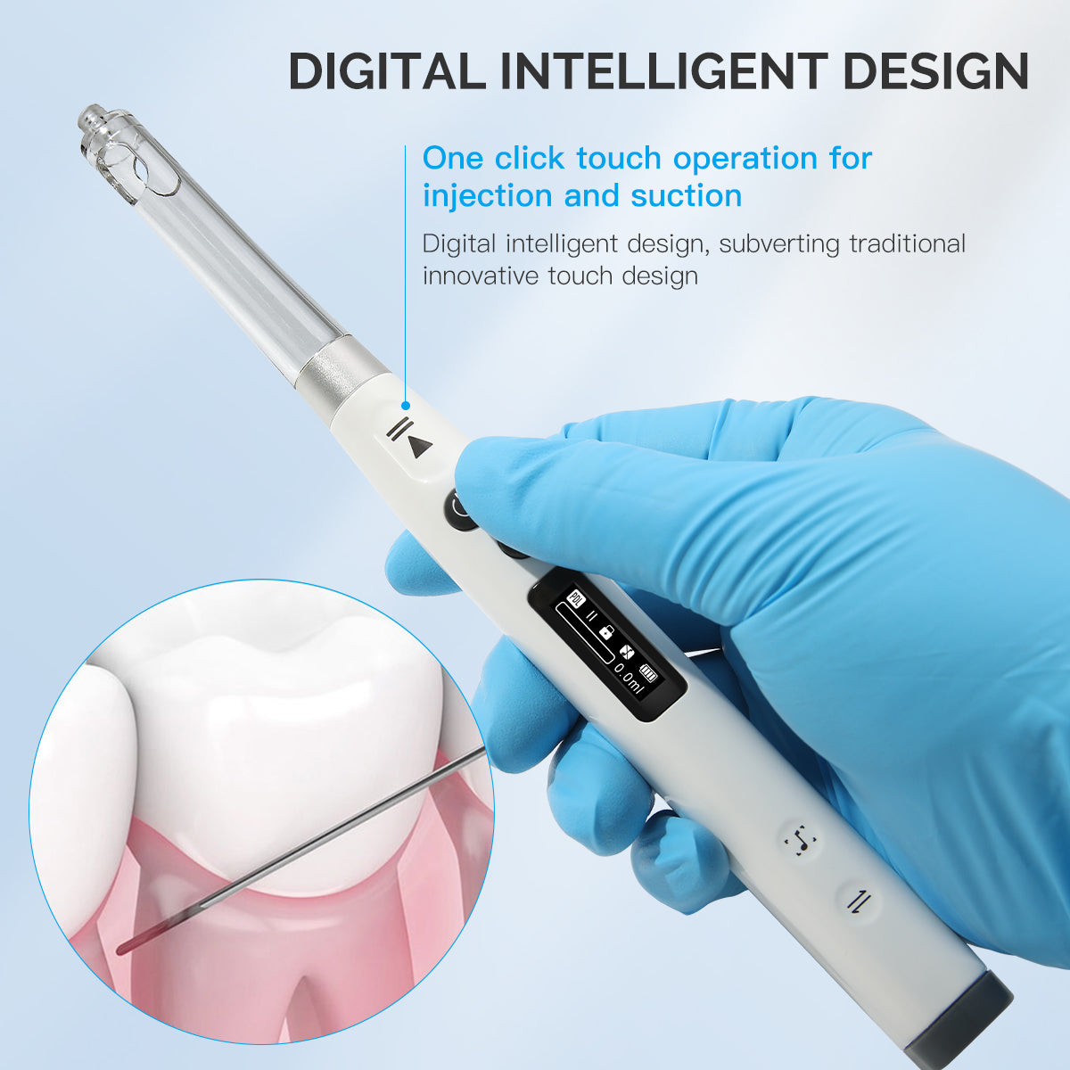 Dental Electric Painless Oral Local Anesthesia Delivery Device Wireless Intelligent Injector - azdentall.com