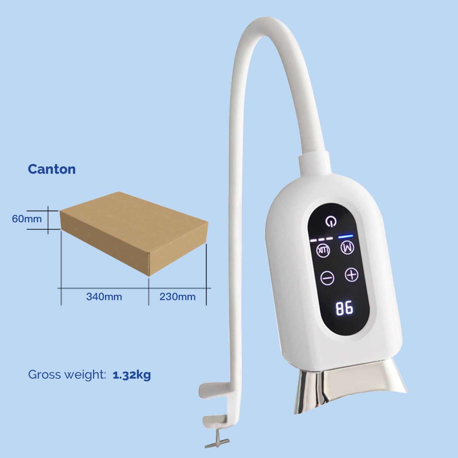 Dental 3-Color Cold Light LED Teeth Whitening Machine BM01T Tabletop Model - azdentall.com