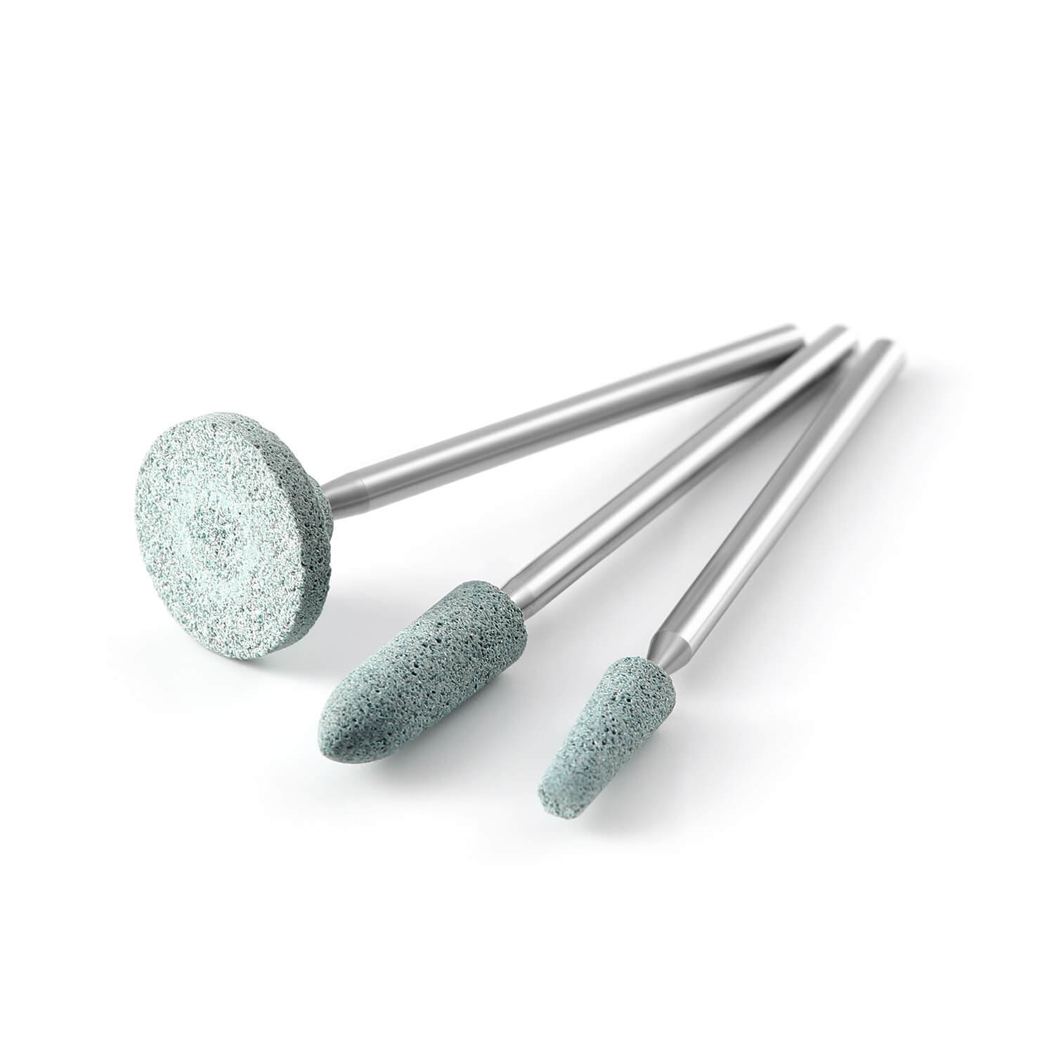 Dental Polishing Stones HP 2.35mm Ceramic Metal Composite White Green Pink Stone 9pcs/Box - azdentall.com