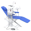 Dental Portable Mobile Folding Chair Rechargeable LED Light with Turbine Blue 4 Holes - azdentall.com