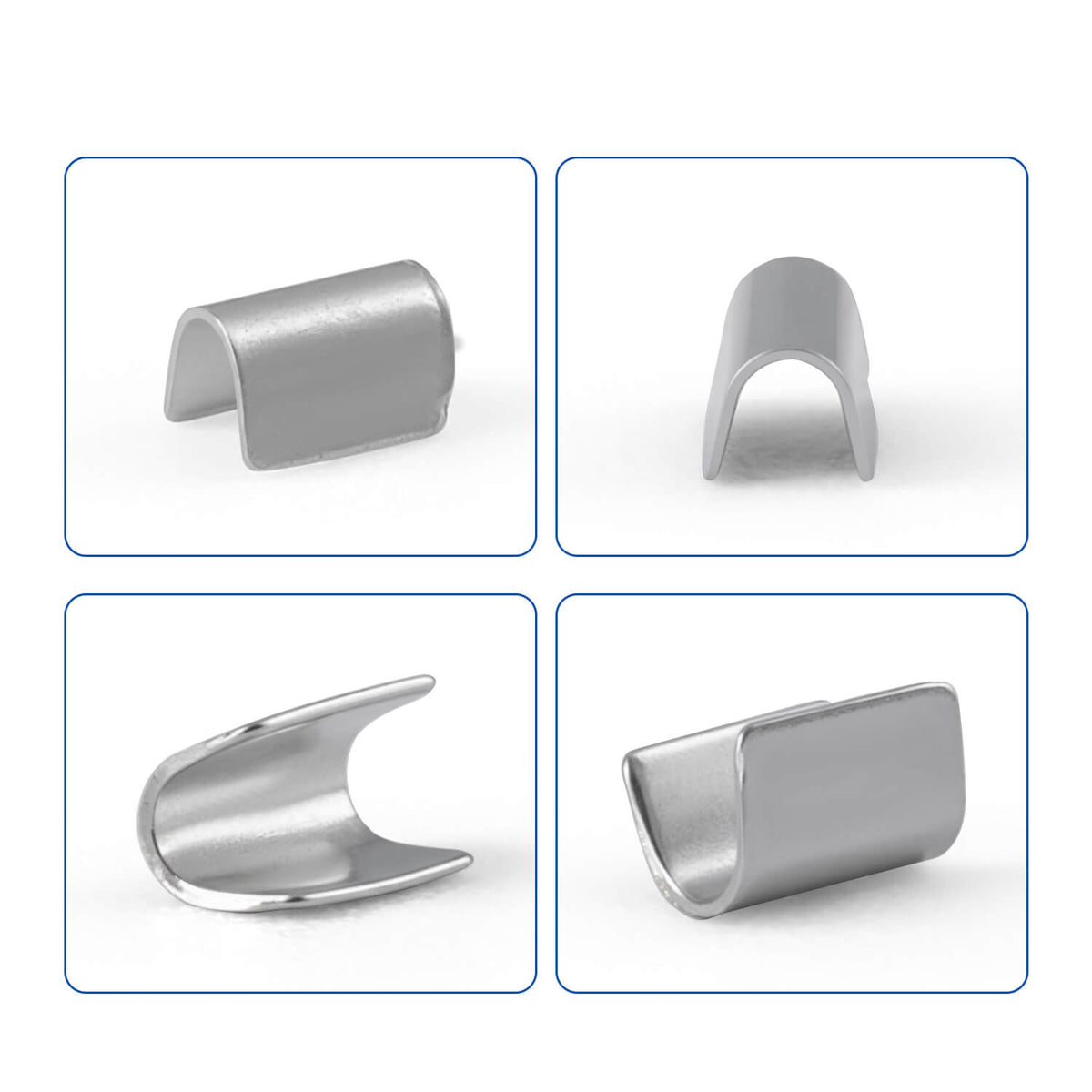 Crimpable Stops AZDENT Orthodontic Crimpable Mini /Split Stops Universal 50Pcs/Box