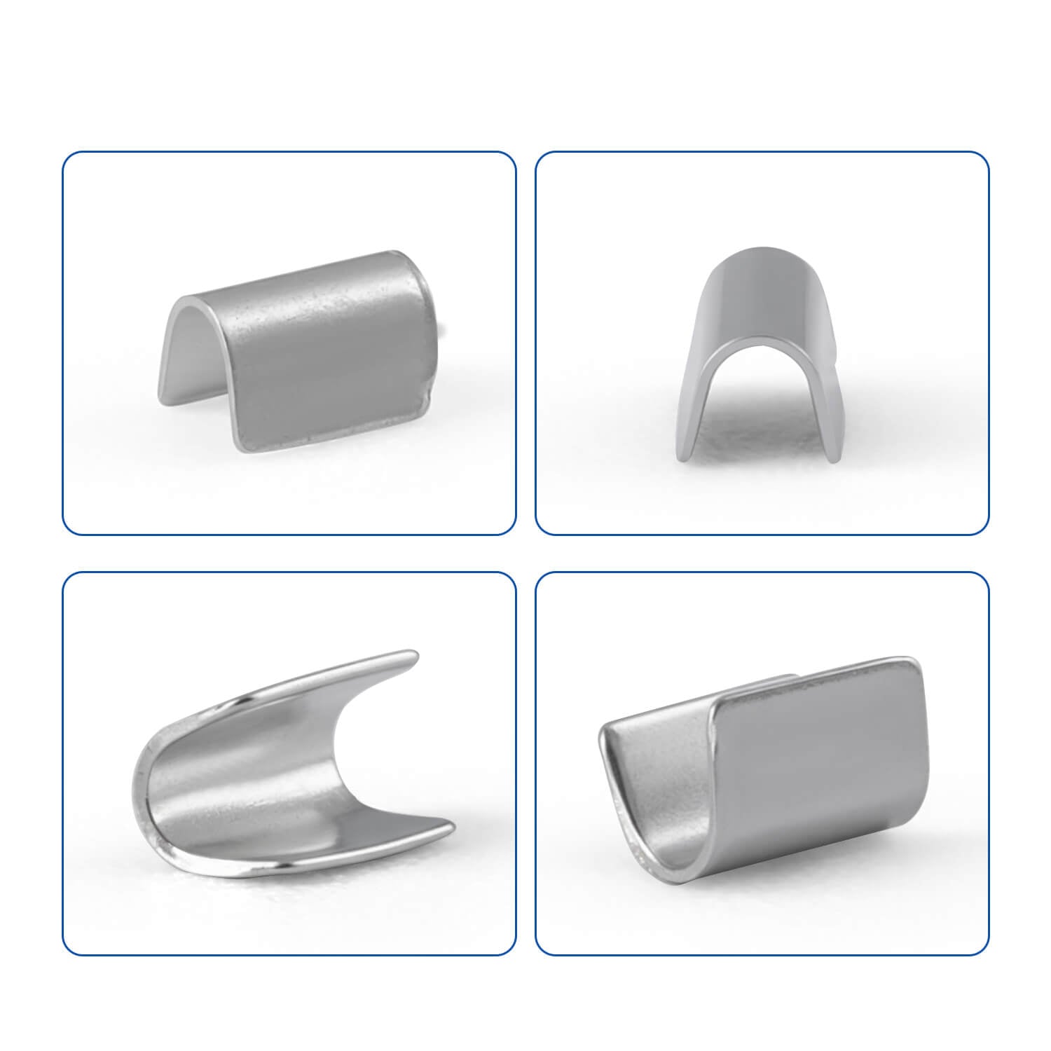 AZDENT Orthodontic Crimpable Mini /Split Stops Universal 50Pcs/Box  - azdentall.com