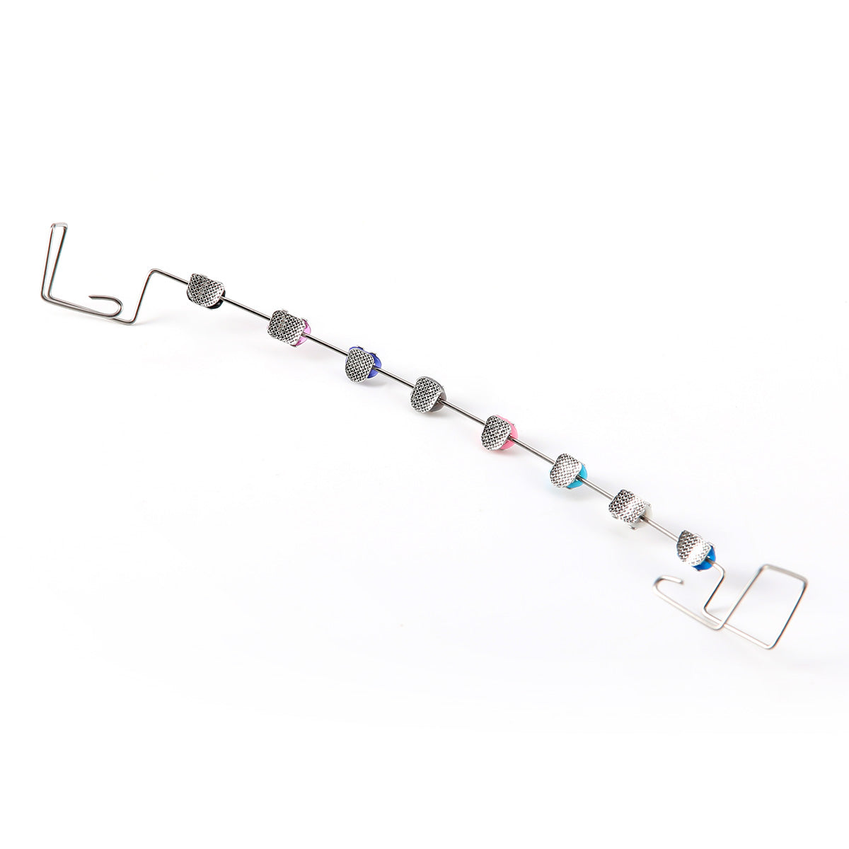 Orthodontic Temporary Tooth Decoration with Metal Archwires Bracket and Ligature Ties 2pcs/Pair - azdentall.com