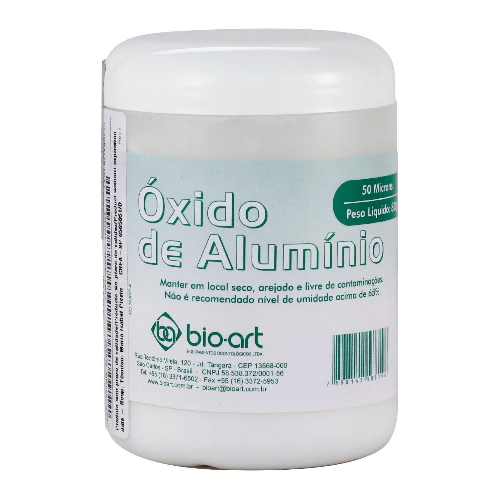 BIOART Dental Aluminum Oxide Powder 50 Microns 0.8kg/Can - azdentall.com