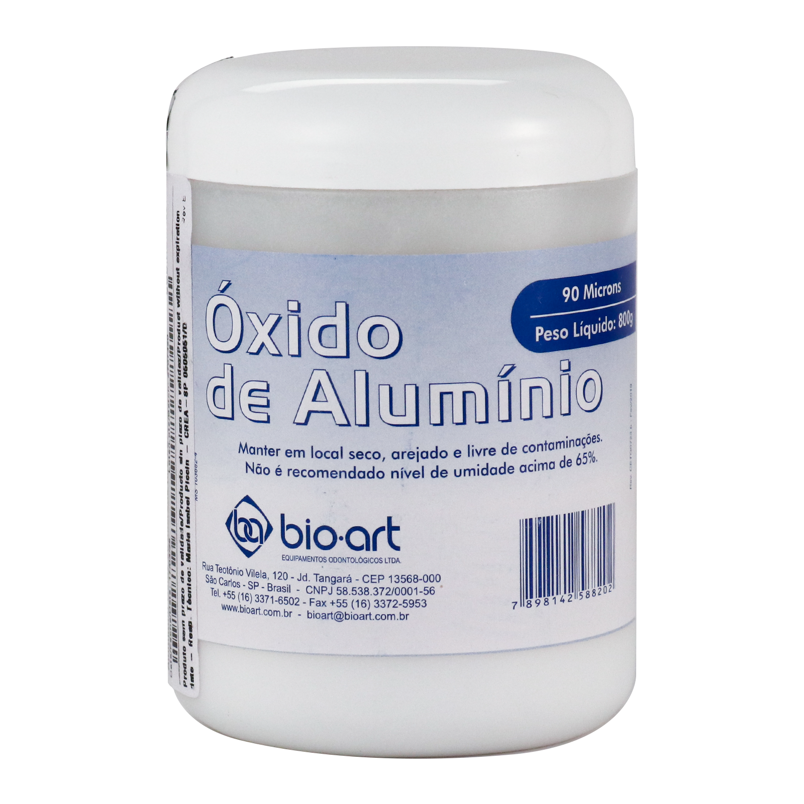 BIOART Dental Aluminum Oxide Powder 90 Microns 0.8kg/Can - azdentall.com