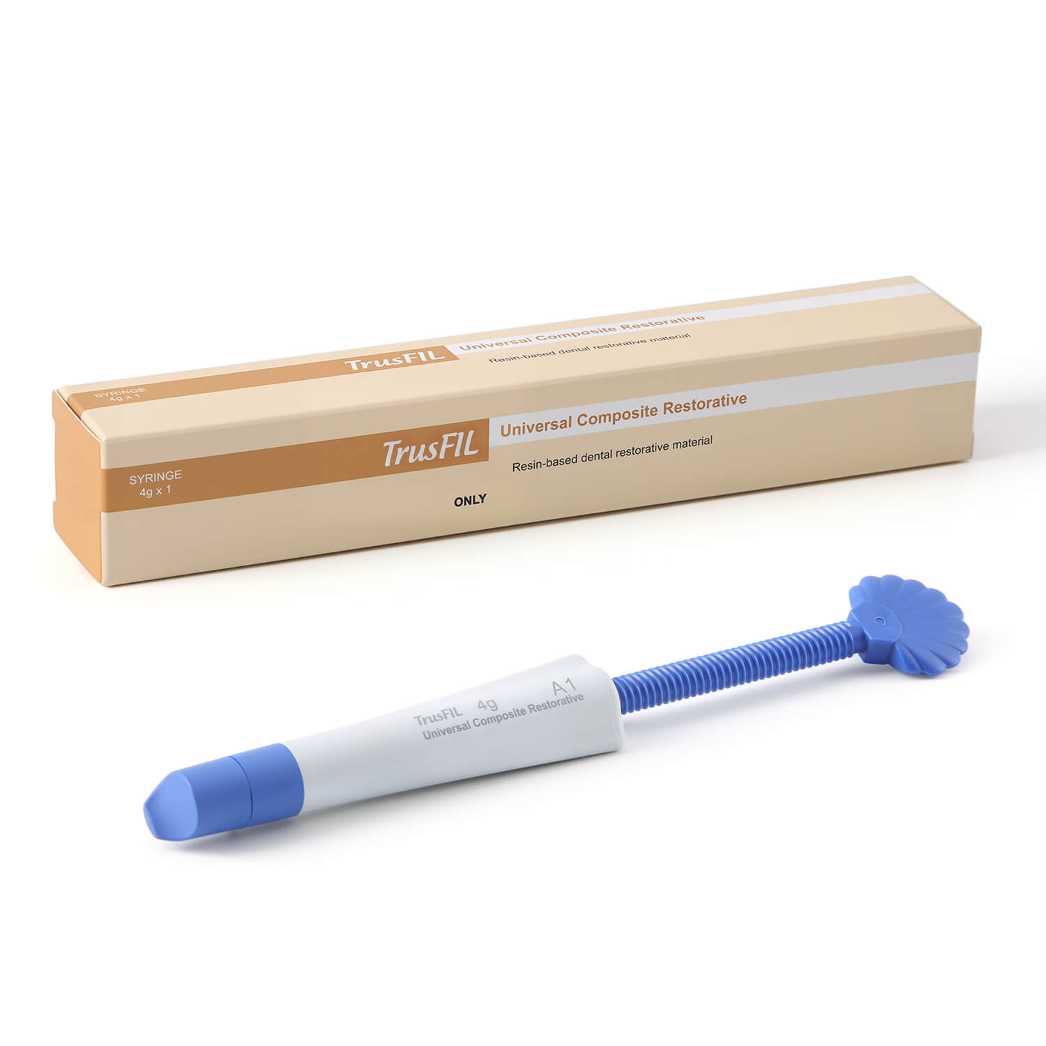Dental Universal Composite Restorative Resin Light Cure A1 A2 A3 EA2 OA2 4g/Syringe - azdentall.com